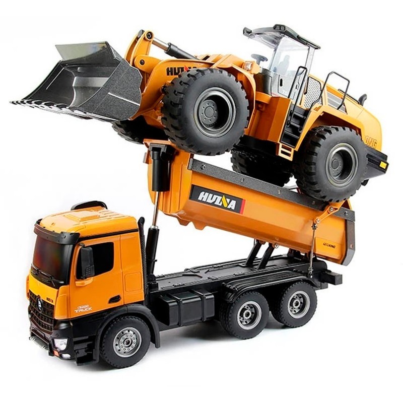 Huina 1573 1 14 RC Dump Truck 10ch Realistic