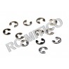 18036 - E-Clips 2.5 mm - 12 pcs