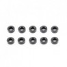 Aluminium Washer 3x6x2.0 mm Black x10 pcs