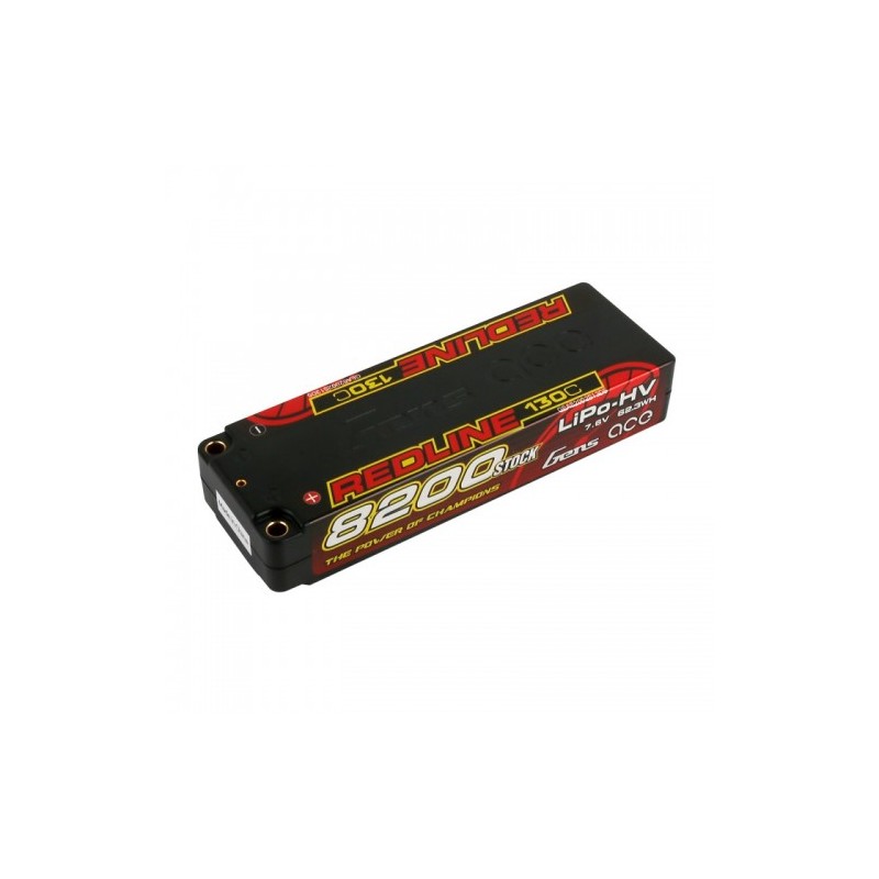 Gens Ace Redline 8200 mAh 7.6v HV 130C 5,0mm Bullet