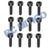 50093 - Column Head Hex. Self-tapping 3x10 mm x12 pcs